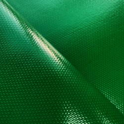 Ткань ПВХ 600 гр/м2 плотная, Зелёный (Ширина 150см), на отрез  в Красногорске