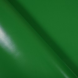 Ткань ПВХ 450 гр/м2, Зелёный (Ширина 160см), на отрез  в Красногорске