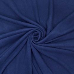 Флис Односторонний 130 гр/м2, цвет Темно-синий (на отрез)  в Красногорске