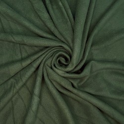 Ткань Флис Односторонний 130 гр/м2, цвет Темный хаки (на отрез)  в Красногорске