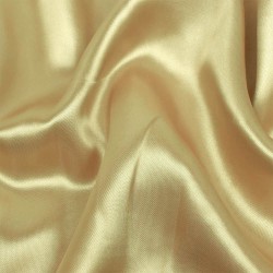 Ткань Атлас-сатин ЛЮКС, цвет Золотой (на отрез)  в Красногорске