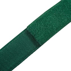 Контактная лента 40мм (38мм) цвет Зелёный (велькро-липучка, на отрез)  в Красногорске