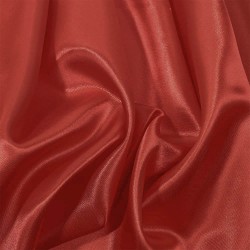Ткань Атлас-сатин, цвет Красный (на отрез)  в Красногорске