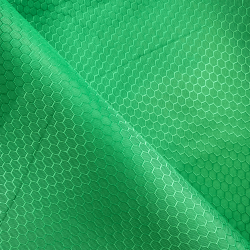 Ткань Оксфорд 300D PU Рип-Стоп СОТЫ, цвет Зелёный (на отрез)  в Красногорске