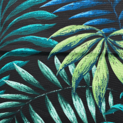 Интерьерная ткань Дак (DUCK), принт &quot;Тропические листья&quot; (на отрез)  в Красногорске