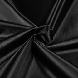 *Ткань Оксфорд 210D PU, цвет Черный (на отрез)  в Красногорске