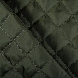 Стеганая подкладочная ткань с синтепоном (100гр/м2), цвет Хаки (на отрез)  в Красногорске